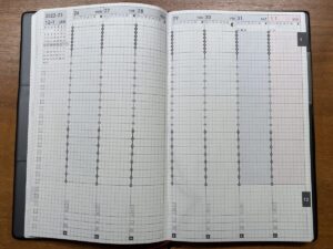 週間スケジュール