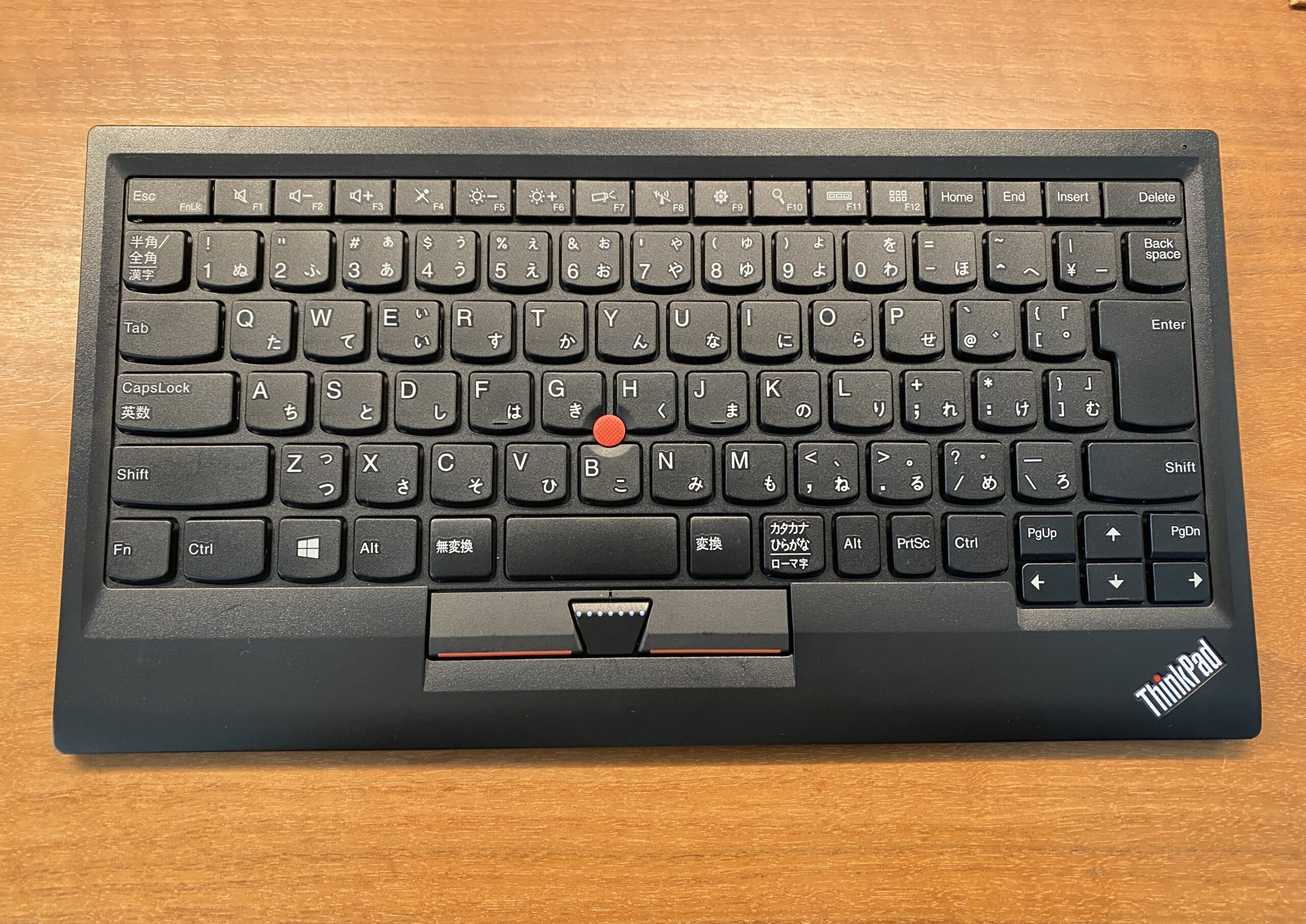 iPadに最適!?　ThinkPad トラックボール付きキーボード KU-1255